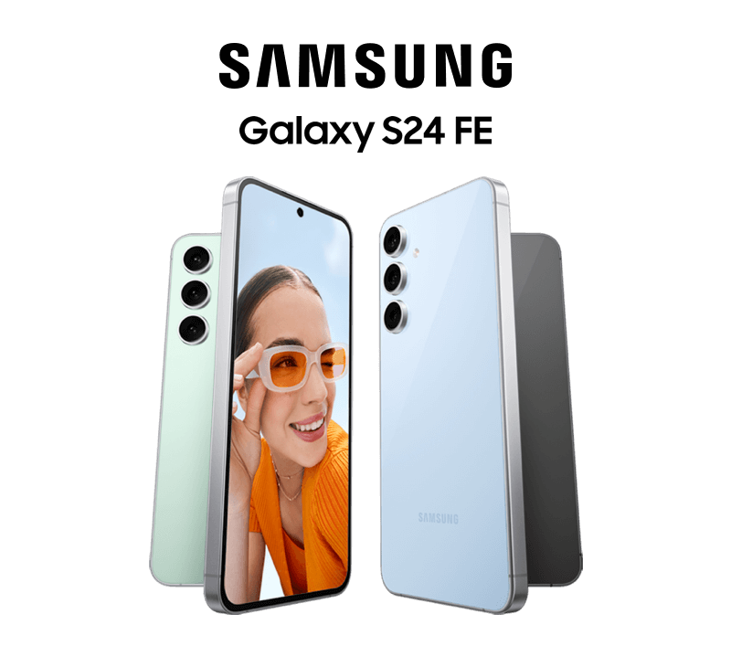 image of the front and back of the S24 FE